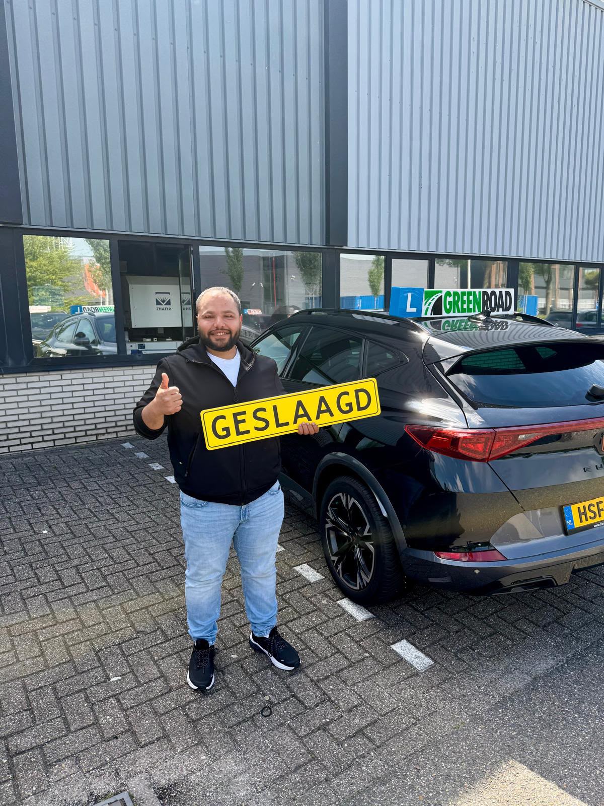 Geslaagd bij Greenroad